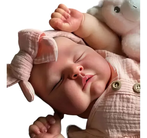 Boneca Reborn Princesa Em Tecido Realista- 52 Cm