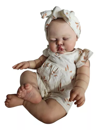 Bebê Reborn Pintura Realista Molinha Menina Gordinha
